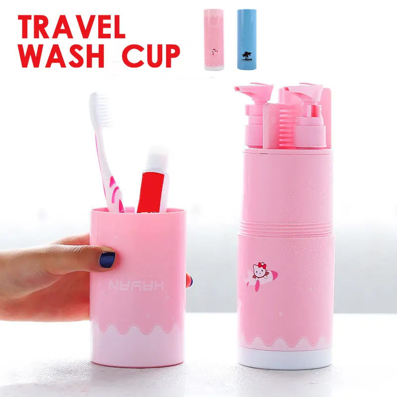 Бутылка для шампуня 5 шт./компл. дорожная Ванна колба зубной щетки чашка ABS