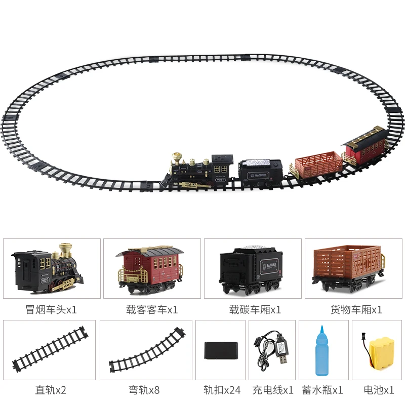 

Children Train Toy Retro Kids 3-7 Years Old Educational Learning Toy Car High Quality Simulation Model Set Juguetes Toys BC50QC