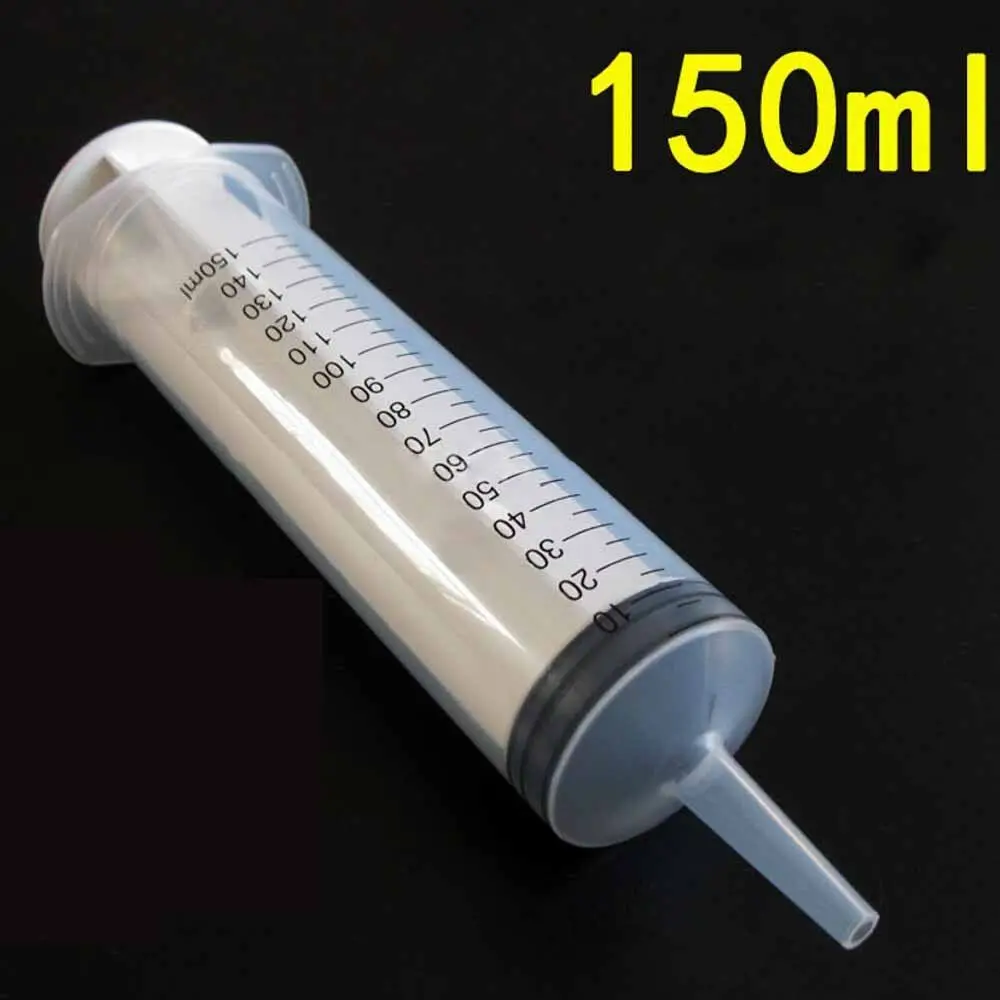 

Cat Feeding Accessories 200ml/150ml Reusable Big Large Hydroponics Plastic Pets Nutrient Sterile Health Measuring Syringe Tools