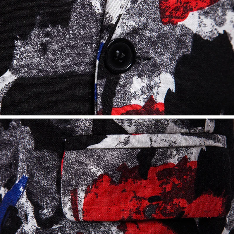 

3-Piece Mens Suit costume homme Slim Vintage Ethnic Style Party Blazers Jacket Coat & Pants&Vest suits men 2020 costume homme