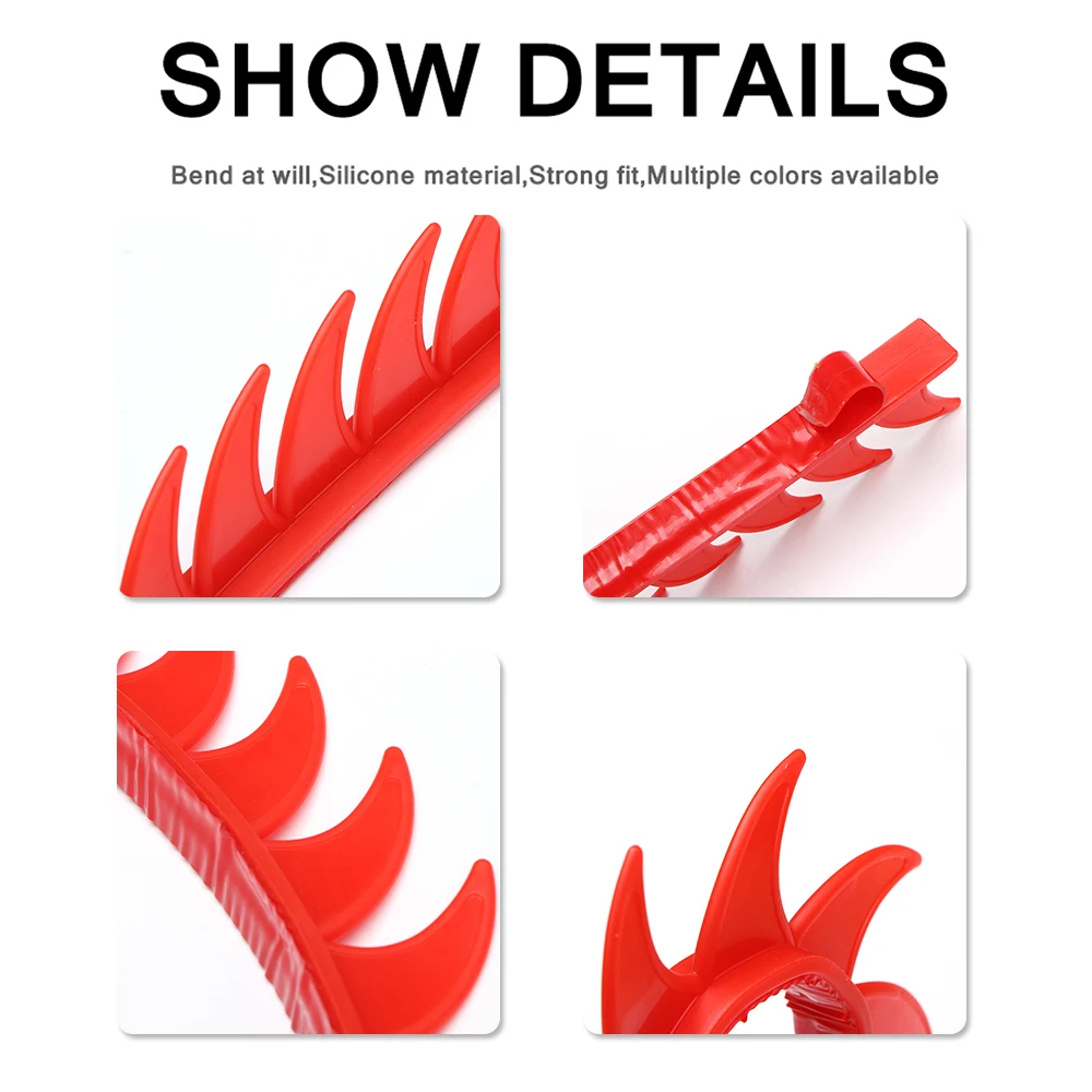 Новинка мотоциклетный шлем декоративная наклейка Mohawk клейкая Полоса с шипами