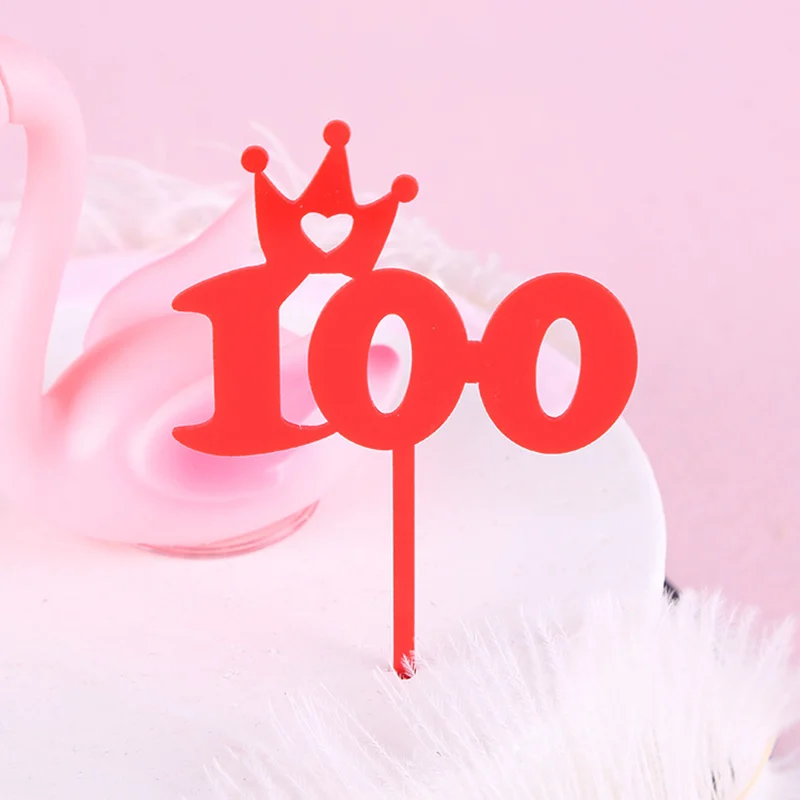 Дети 100th день рождения торт Топпер Маленький Медведь кекс топперы детские Душ