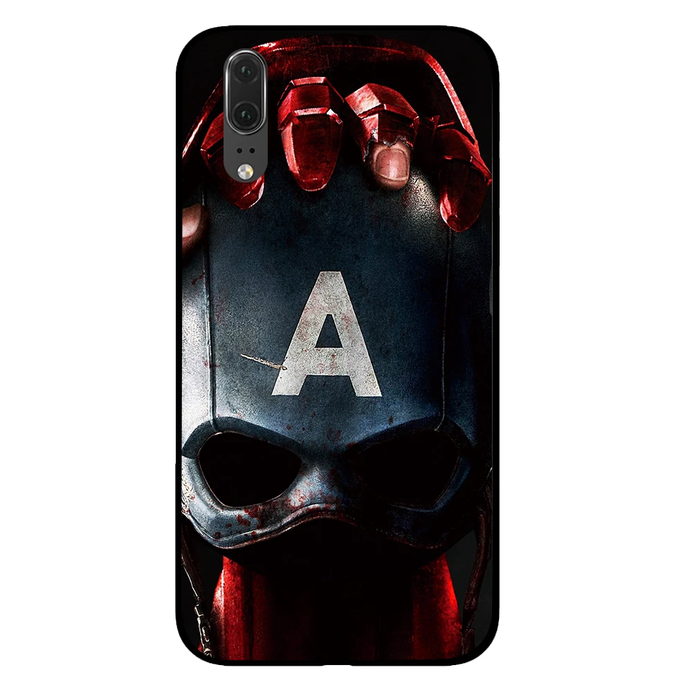 4 Ironman и Hulk Marvel Comic черный чехол для телефона huawei P30 P20 mate 10 20 Pro Lite Nova 3 4 3i чехол - Цвет: 4