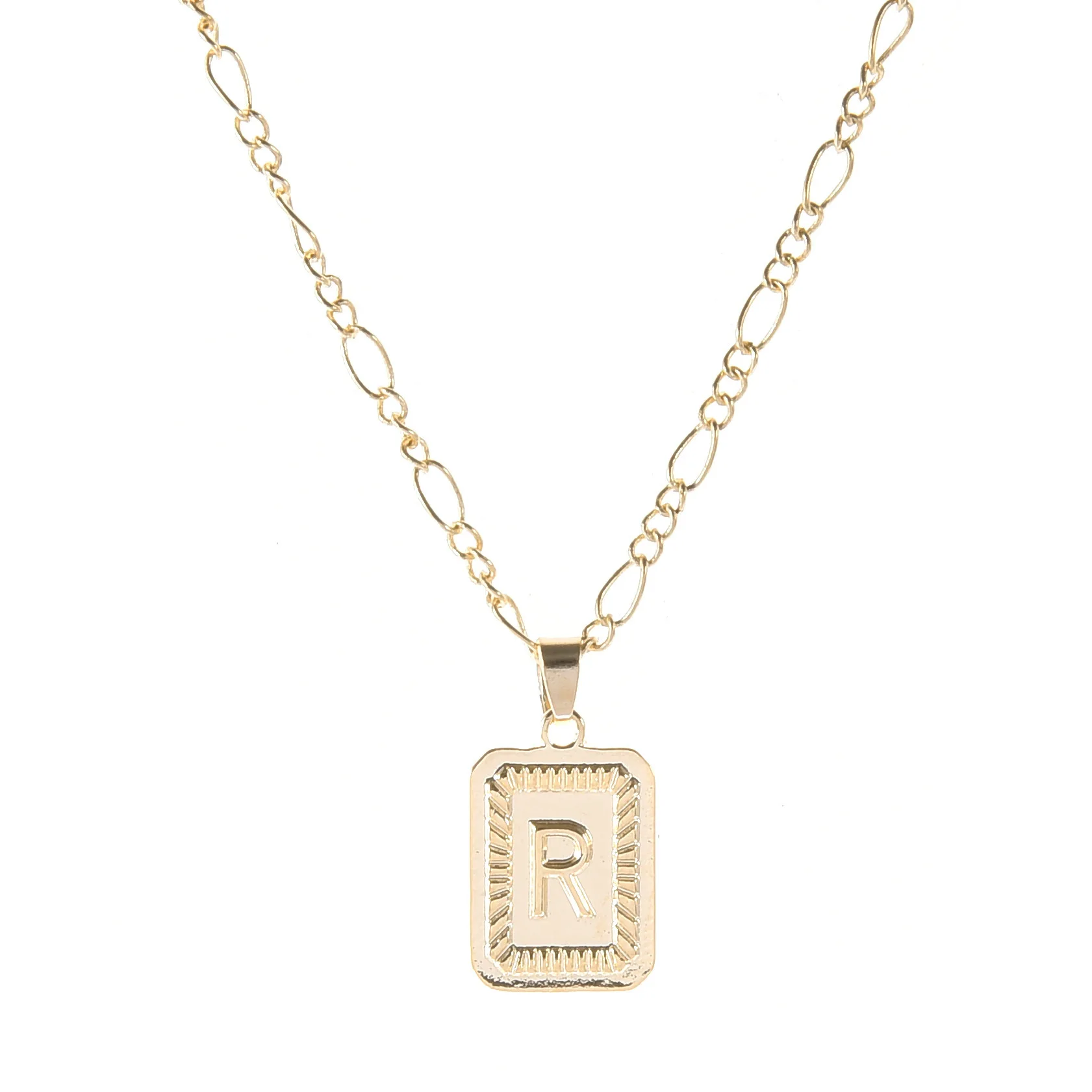 

Letter Necklace 26 English Pendant Necklaces Popular In Europe And America X5979