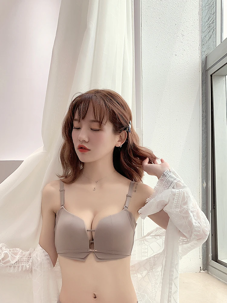 Новая пара молочного без стального кольца женское нижнее белье собранное для