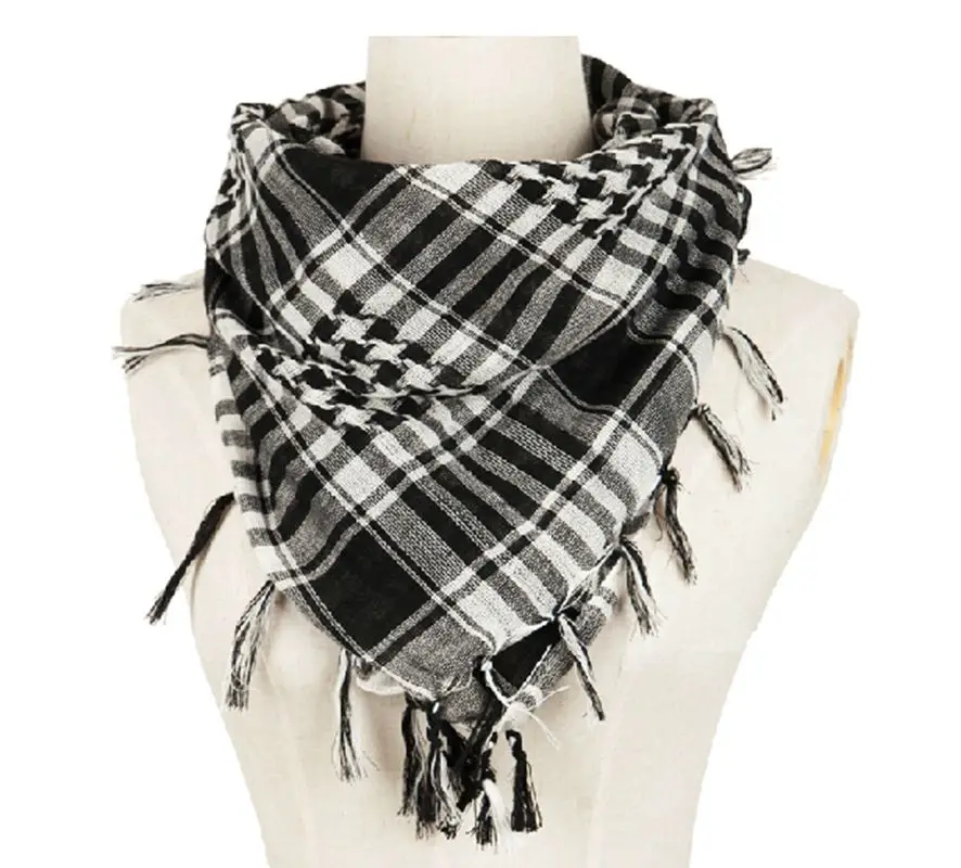 15 цветов военный шема шарф Тактический Арабская Куфия арабский хлопок 1 шт|cotton