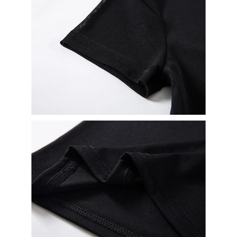 

shintimes Tshirt Women Clothes 2020 Ladies Tops Mesh T Shirt Short Sleeve Slim Turtleneck Casual Tee Shirt Femme Women Shirts