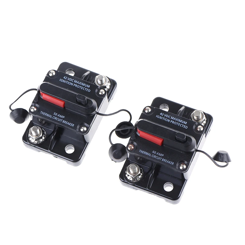 

50-300a Amp Circuit Breaker Dual Battery Ip67 Waterproof 12-42v Fuse Manual