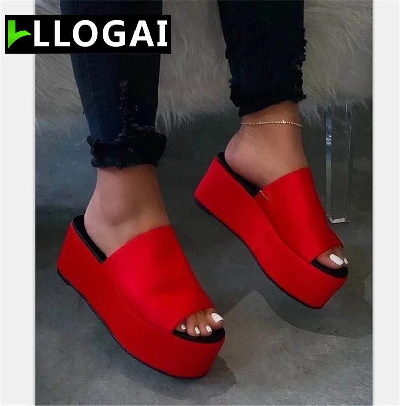 

Summer Sandals Women Wedges Shoes Pumps High Heels Sandals Flip Flop Chaussures Femme Platform Sandals Sandalia Feminina 2021