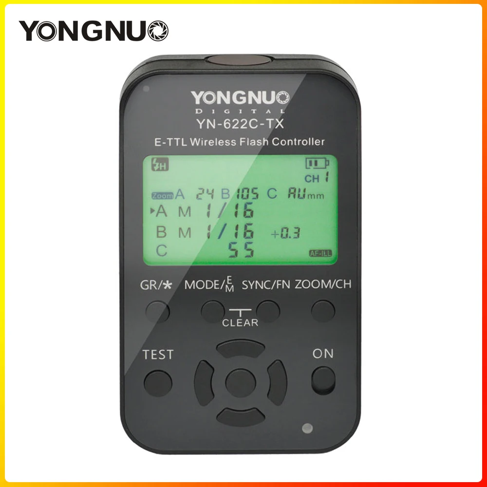 Беспроводная YONGNUO TTL Flash Trigger YN622C II YN-622C-TX KIT с высокоскоростной синхронизацией HSS