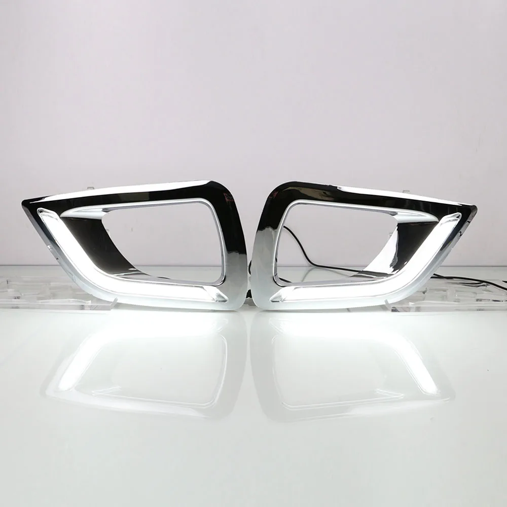 CSCSNL 2 шт. светодиодный DRL Дневной ходовой светильник ABS противотуманная фара