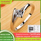 Кольцо женское из серебра 925 пробы с круглым фианитом