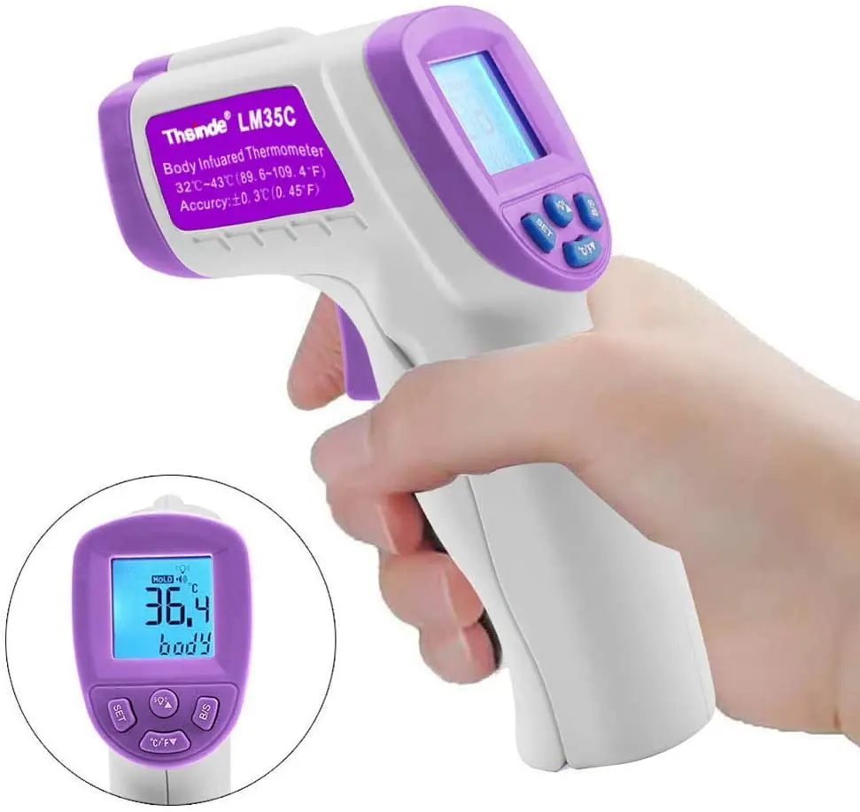 Бесконтактный цифровой инфракрасный термометр для мяса температурный пистолет