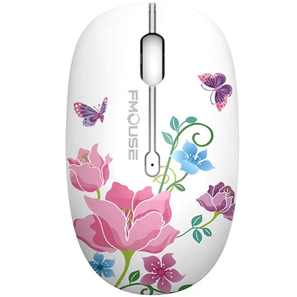 

Wireless Mouse Cute Silent Mice 2.4G Optical Lovely Wireless Travel Mouse 1600 DPI Compatible for Laptop Notebook PC Computer