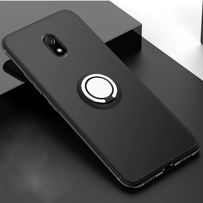 Чехол для Redmi 8A 8 магнитный автомобильный металлический держатель кольца чехол