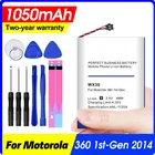 1050mah Wx30 Snn5951a Сменный аккумулятор для Motorola Moto 360 1st-gen 2014 Аккумулятор для умных часов
