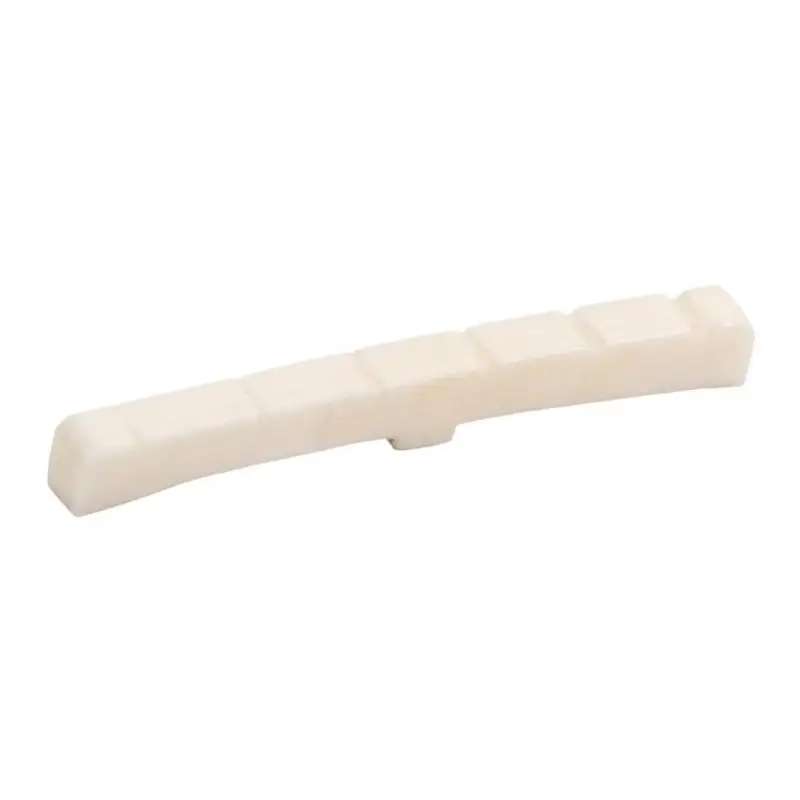 42.6x3.3x4.8mm Genuine Bone Nut for Electric/Acoustic Guitar Slotted Neck | Parts &amp Accessories