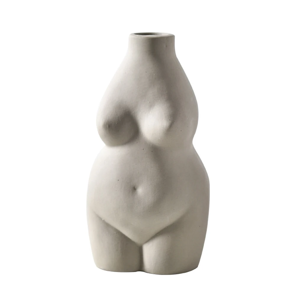 

Female Body Art Ceramic Home Tabletop Decoration Plants Flower Pot Vase Planter Female Body Design Vases Home Decoration