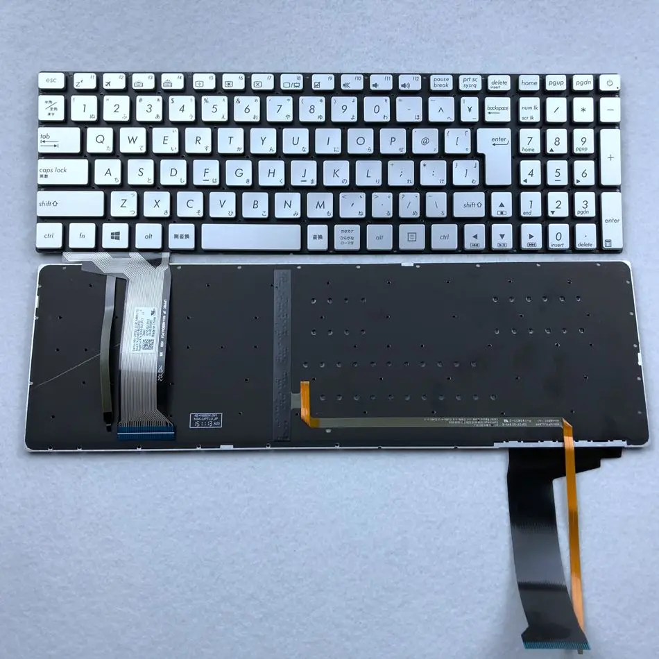 Японская Клавиатура с подсветкой для ASUS Asus N551VW N551ZU N551JX N551JB N551JK N551JM N551JQ N551JW G551VW G551JK