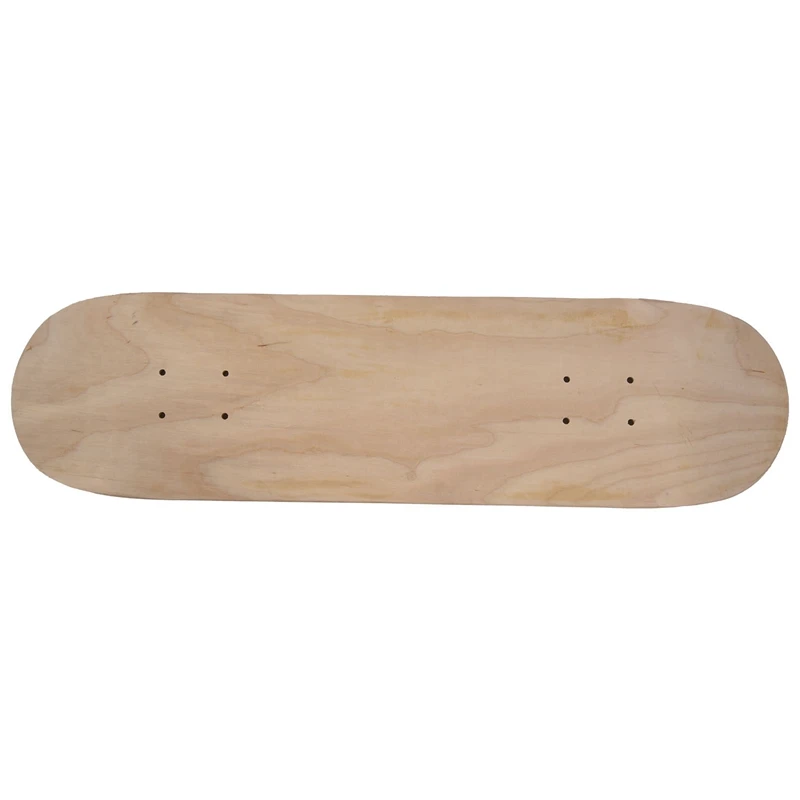 

8Inch 8-Layer Maple Blank Double Concave Skateboards Natural Skate Deck Board Skateboards Deck Wood Maple