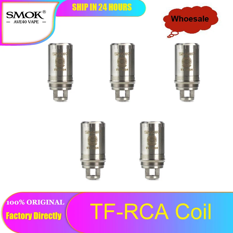 5 шт./лот SMOK TF RCA катушка головка Rebuild Clapton электронная сигарета атомайзер ядро для