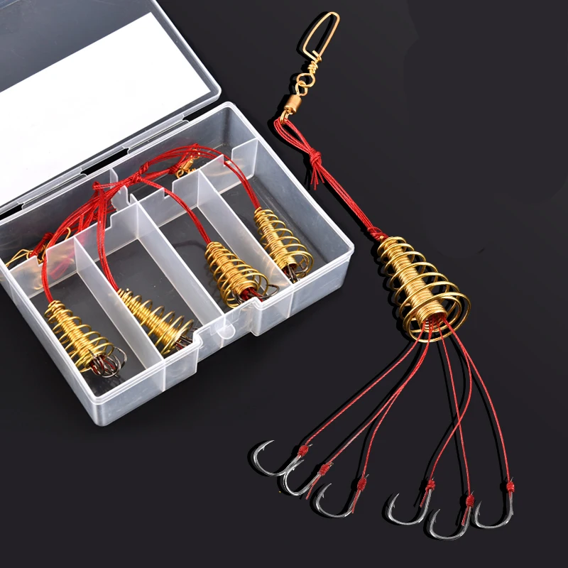 4 шт./лот рыболовный крючок рыболовная приманка ловушка для приманки клетка