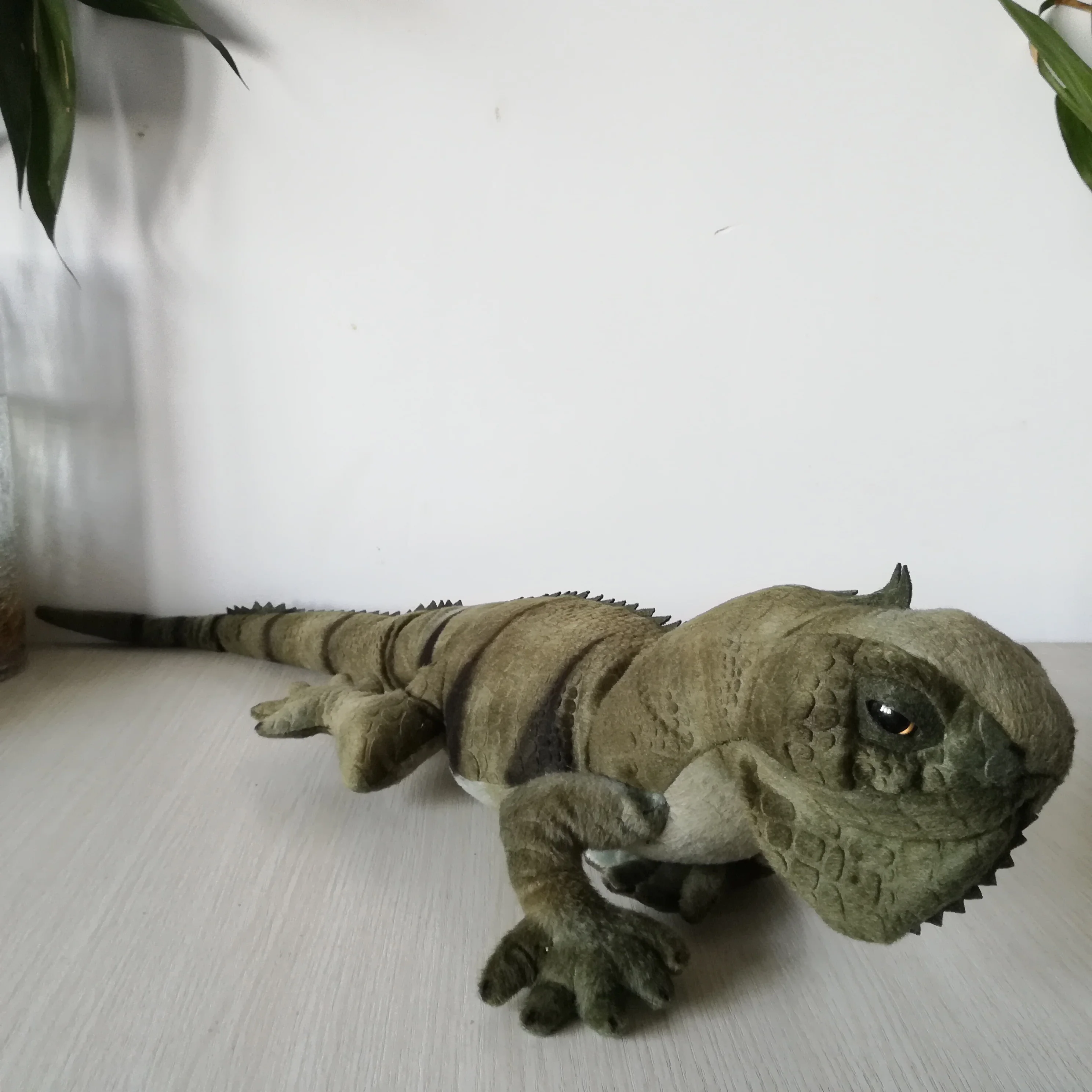 Реальная игрушка длиной 68 см, армейская зеленая ящерица, плюшевая игрушка, мягкая кукла, плюшевая игрушка, мягкая кукла, детская игрушка, подарок на день рождения b1093