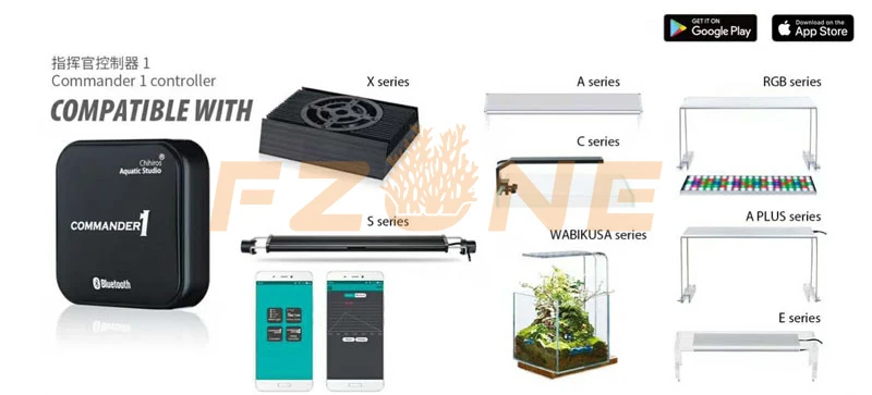 Chihiros A PLUS серия Aquarum светодиодный светильник ing Plant Grow светильник с крышкой или висячим фиксацией с пультом дистанционного управления яркостью