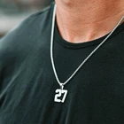 Ожерелья для мужчин, женщин, мужчин, персонализированные ювелирные изделия из нержавеющей стали для баскетбола, бейсбола, спортивного мастерства, подарок для парня
