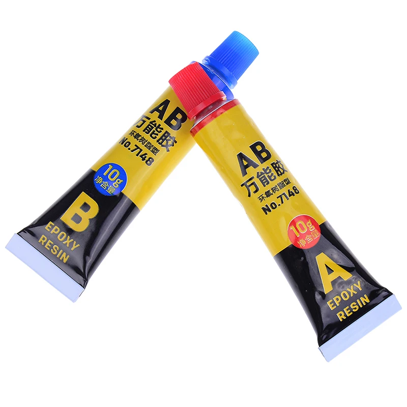 

2 pcs/set Epoxy Resin Contact Adhesive Super Glue For Glass Metal Ceramic Stationery Office Material School Supplies 10g/pc