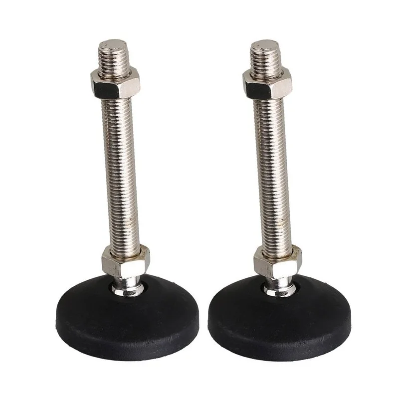 Регулируемые выравнивающие ножки M10 резьба черные мебели скользящие