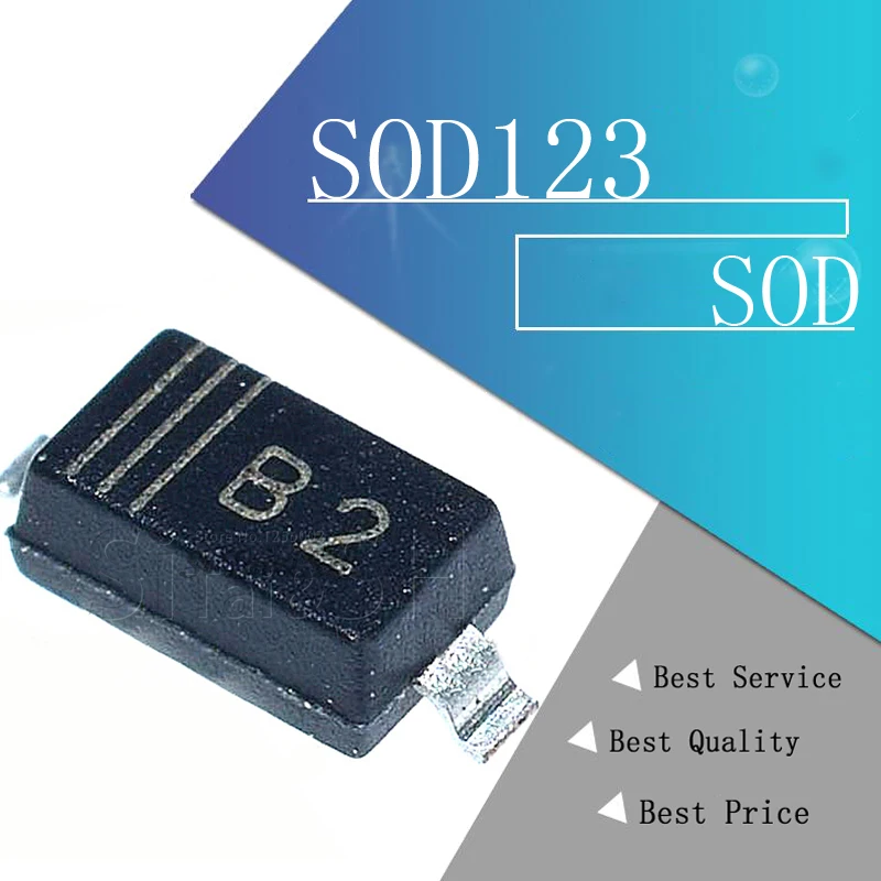 100 шт. MBR0520LT1G SOD123 MBR0520 SOD поверхностное крепление Schottky ВЫПРЯМИТЕЛЬ питания Новый и