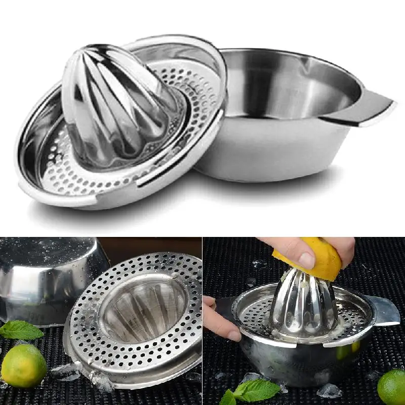 Stainless Steel Citrus Lemon Orange Lime Metal Squeezer Juicer Hand Press Kitchen Tool In Home Accessory For OrangeToos |