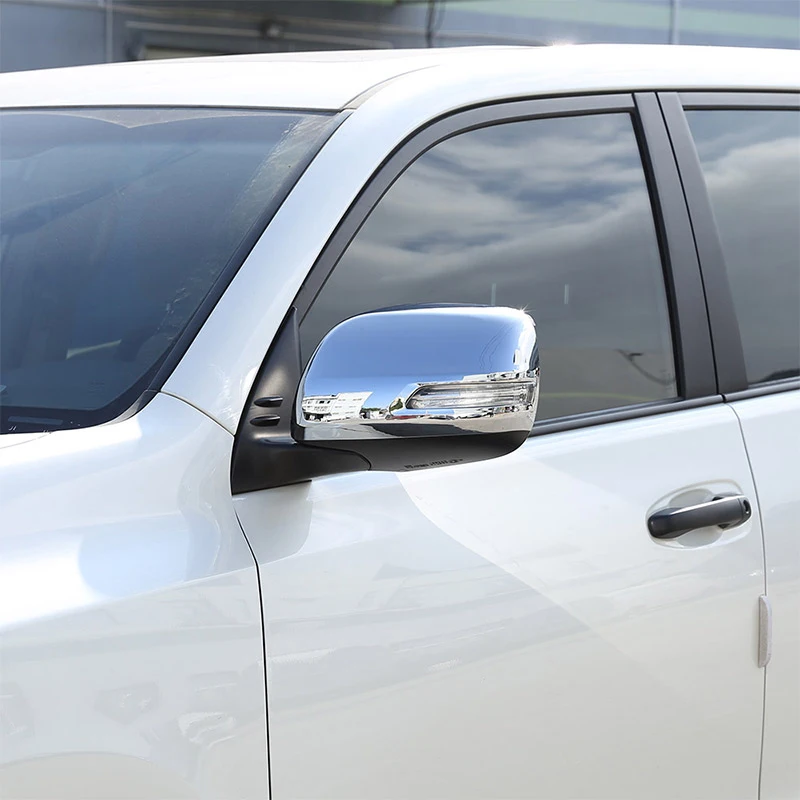 Для Toyota Land Cruiser Prado Fj150 150 2010-2018 боковое зеркало заднего вида из АБС колпачок