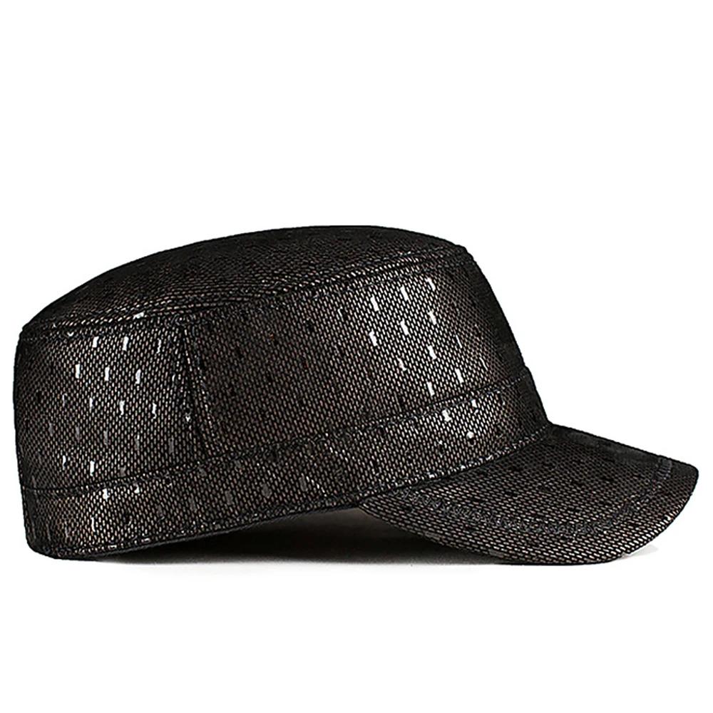 Шляпа армейская из натуральной кожи для мужчин и женщин теплая шапка с плоским