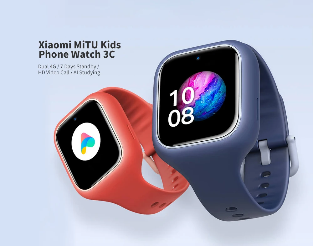 Оригинальные детские Смарт-часы Xiaomi MiTU, 3C, 4G, 1,3 дюймов, 2MP, gps, детские часы, IPX7, водонепроницаемые, для детей, для изучения ии, умные часы
