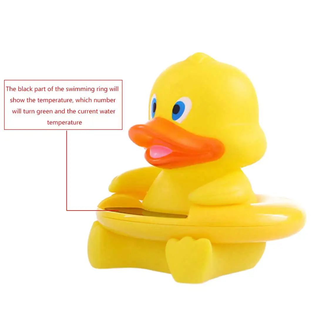 Милый в форме утки Высокое качество термометр Детская Ванночка Температура воды