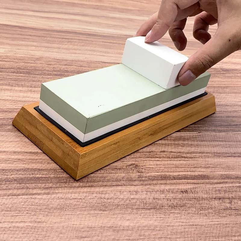 Точильный камень для воды аксессуары точильного камня Бамбуковая основа