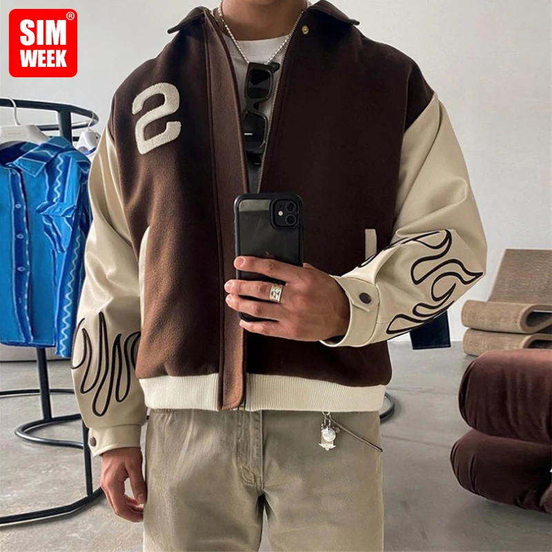 SIMWEEK Женская куртка-бомбер с вышивкой и надписью модель 2021 года модная