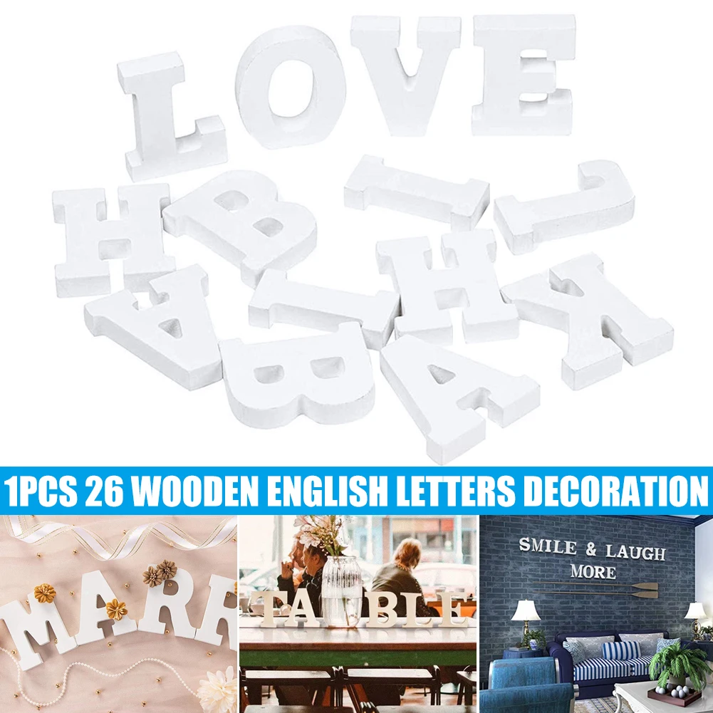 

DIY Home Decorative Wooden Letters Alphabet Word Decoration Wedding Party Home Decor Decoration Supplies D1
