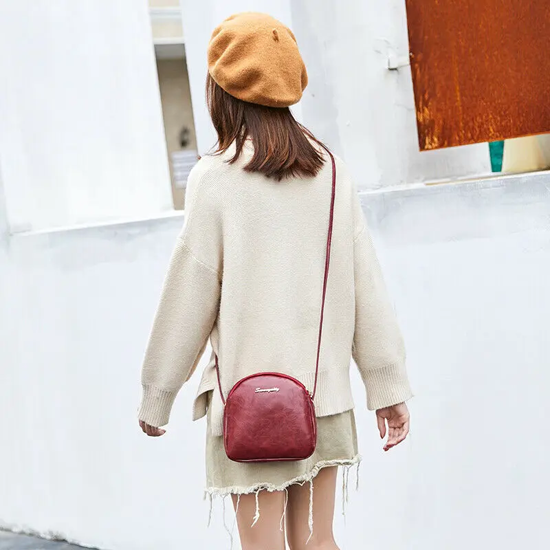 Женская сумка мессенджер модная портативная Диагональная Сумка одноцветная