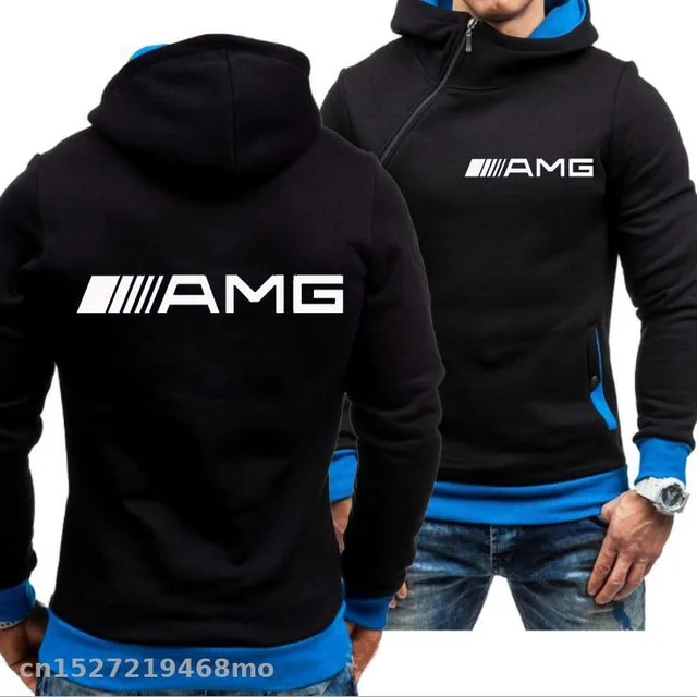 Новые мужские спортивные повседневные толстовки с капюшоном для AMG свитера