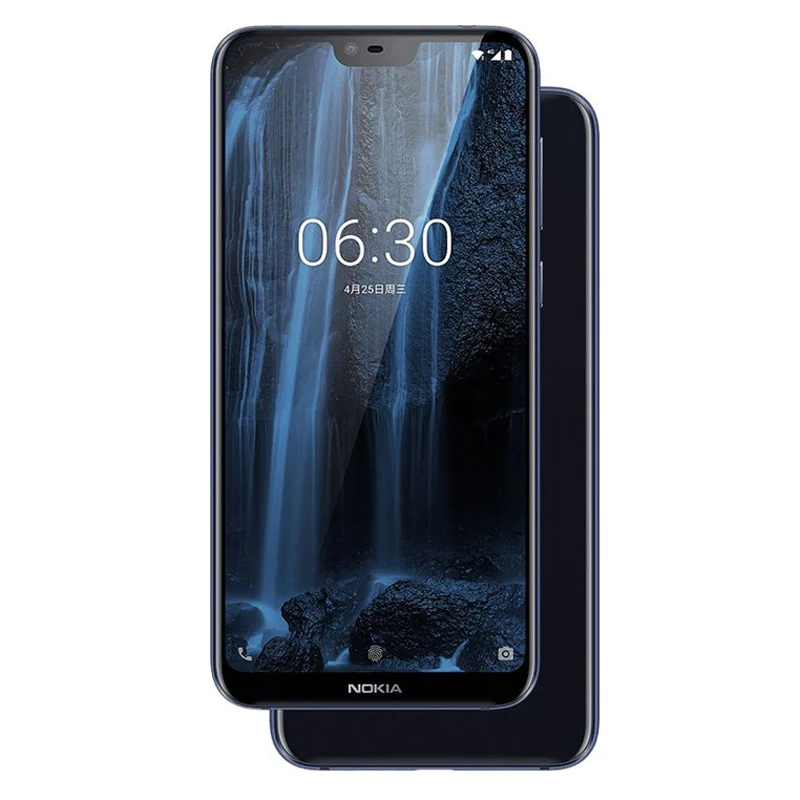 Смартфон Nokia X6 6 1 plus X7 Android полноэкранный две карты 4 ГБ 64 синий черный 3 32
