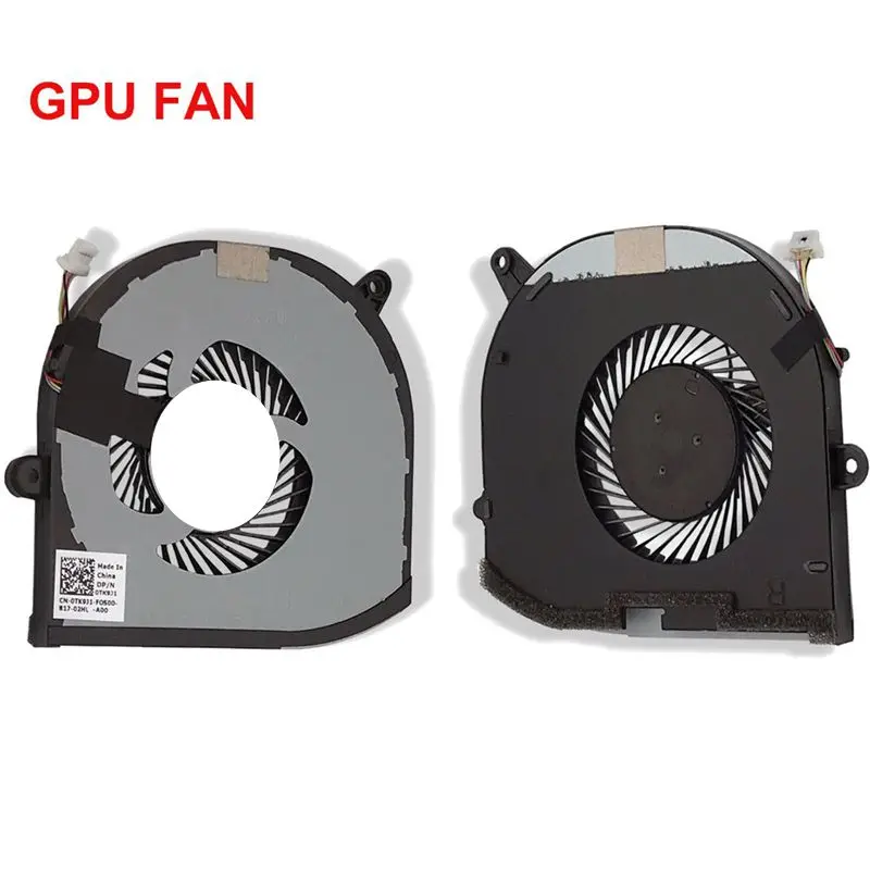 YALUZU New CPU Cooling Fan For DELL XPS 15 9560 series Precision 5520 M5520 GPU FAN 0TK9J1 R &amp R0VJ2HC L | Компьютеры и офис