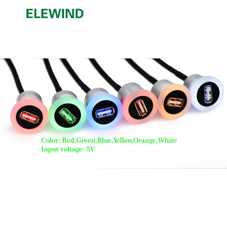 Утопленное крепление для приборной панели автомобиля USB-адаптер 2 0 портов