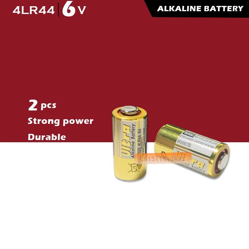 Батареи щелочные для дрессировки собак 2 шт. 4LR44 6 в амортизирующие ошейники A544V