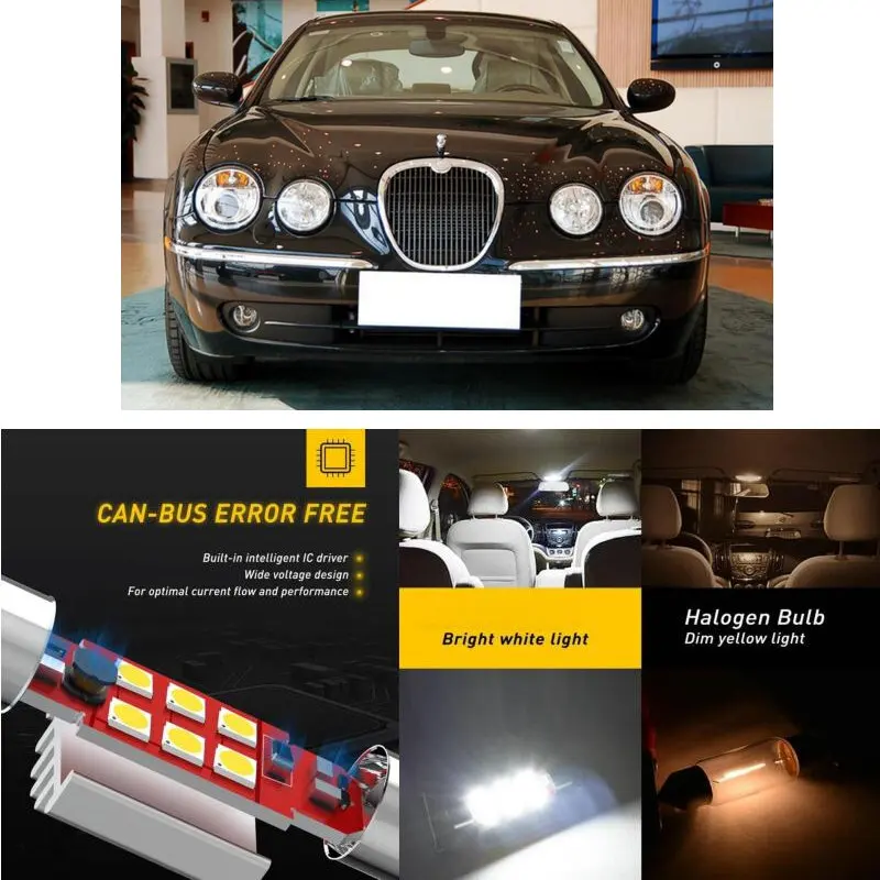 Светодиодный интерьер автомобиля света для JAGUAR s-тип x200 Седан x типа универсал x400