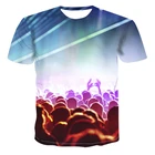 Футболка мужская камуфляжная с круглым вырезом, Повседневная модная рубашка с 3D-принтом, лето