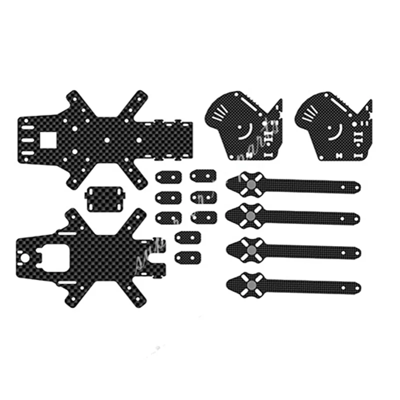 QAV220 220 мм полный комплект из углеродного волокна для рамы 5 Arm FPV Racing Drone Quadcopter