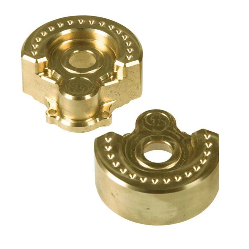 

2PCS for TRX4 Brass Counterweight Balance Weight Portal Drive Housing for 1: 10 RC Crawler Traxxas TRX-4 TRX4